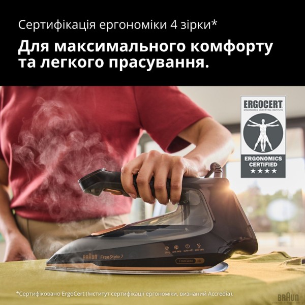 Фото - Утюг с парогенератором Braun FI 7276 BK